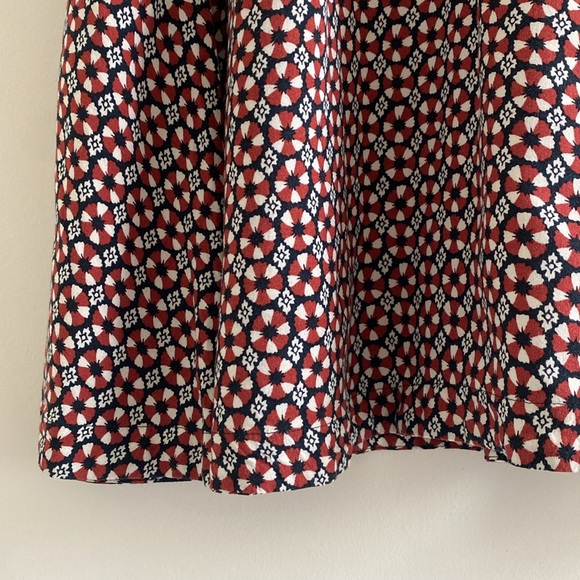 H&M Floral Patterned Swing Dress (Red) - Picture 10 of 16